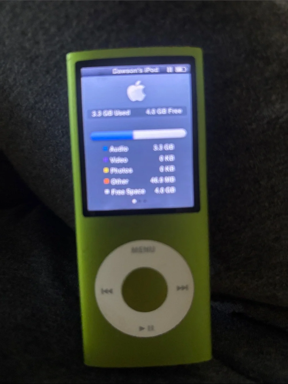 I pod bundle Green Portable MP3 Players with Built-In Click Wheel see pics!!